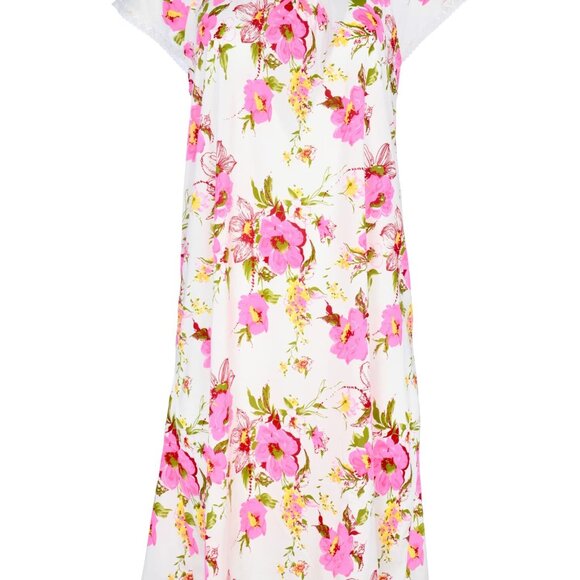 JEFFRICO Womens Nightgowns Sleepwear Soft Pajama Dress Nightshirts & Sleepshirts - Picture 4 of 6